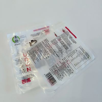 شراء تغليف الوجبات الخفيفة 3 أكياس غطاء جانبية طباعة مخصصة حجم صغير كيس كيس للطعام online manufacture