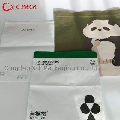 شراء CPE الملابس ذاتية الختم الأحذية والجوارب حقيبة سحب سحب شفافة الختم تخزين مريح يمكن طباعة الشعار سحب قفل أكياس بلاستيكية online manufacture