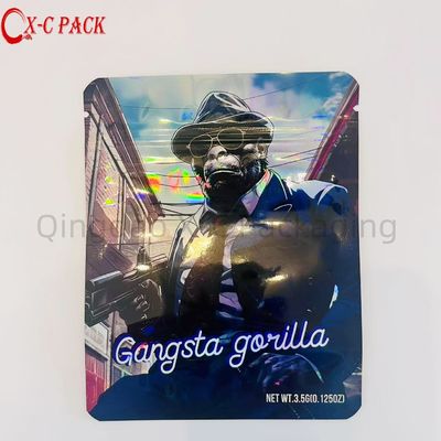 شراء طابعة مخصصة قابلة للأكل قابلة لإعادة الاستخدام 3.5g كيس مايلر سحب سحب الحلوى عبوة بلاستيكية كيس الألومنيوم من ورق طلاء سحب سحب مختوم online manufacture